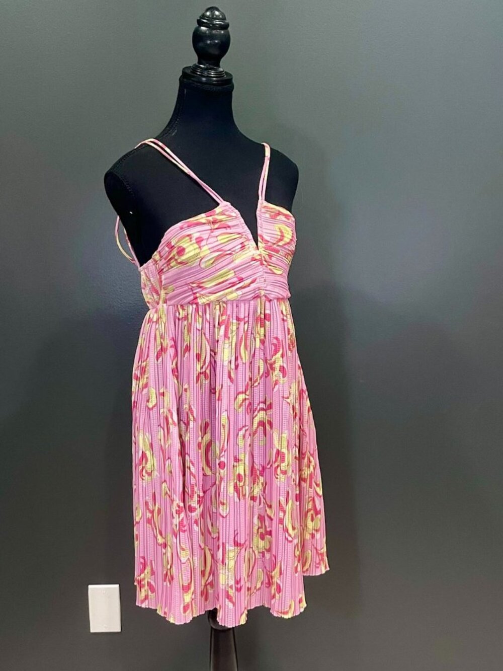 Zara Pink with Floral Mini Dress